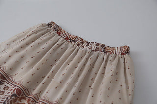 bohemian swing skirt