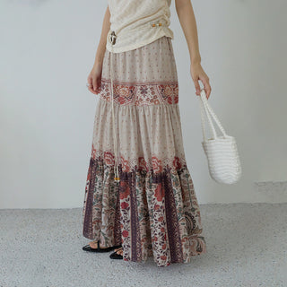 bohemian swing skirt