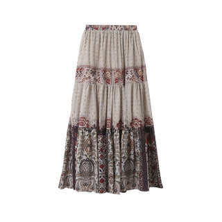 bohemian swing skirt