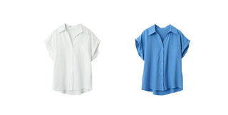 flounced sleeve top