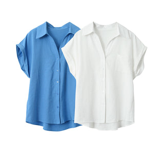 flounced sleeve top