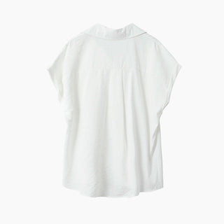 flounced sleeve top