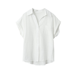 flounced sleeve top