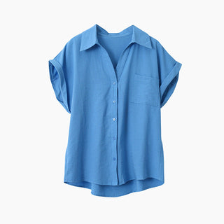 flounced sleeve top