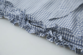 plaid sleeveless Top