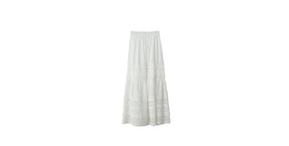 lace white skirt