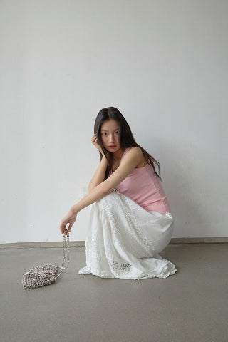lace white skirt