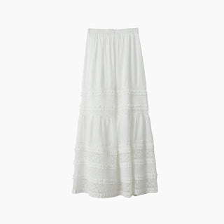 lace white skirt