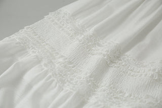 lace white skirt