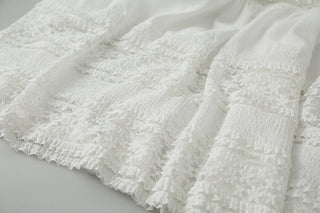 lace white skirt
