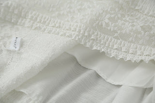 lace white skirt
