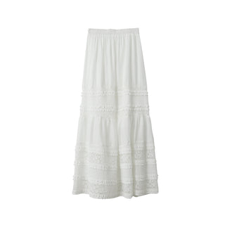 lace white skirt