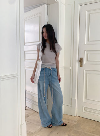 light blue jeans