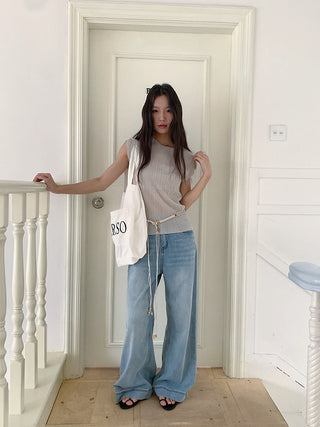 light blue jeans