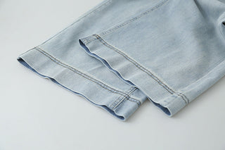 light blue jeans