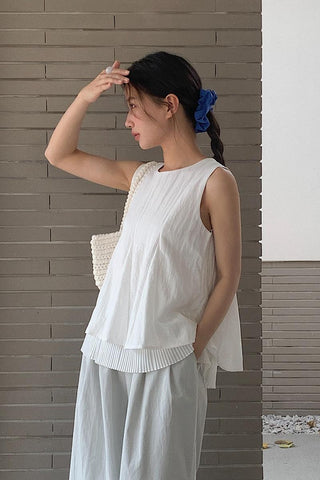 pleated Top top