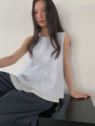 pleated Top top