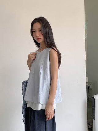 pleated Top top