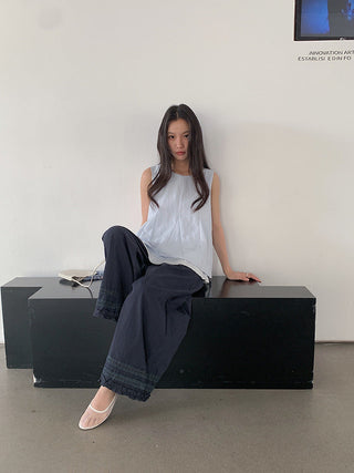 pleated Top top