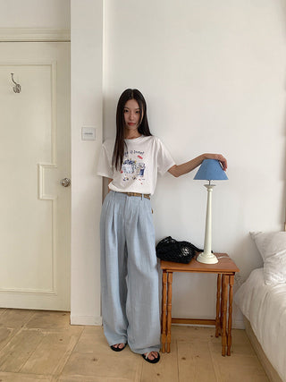 wide suit pants