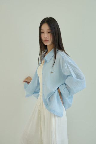 embroidered sun Top