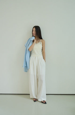 embroidered sun Top