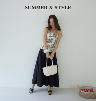 pattern chest Top
