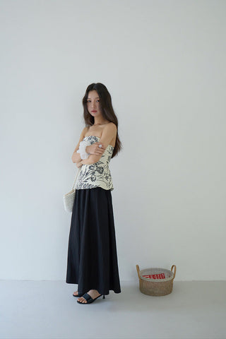 pattern chest Top