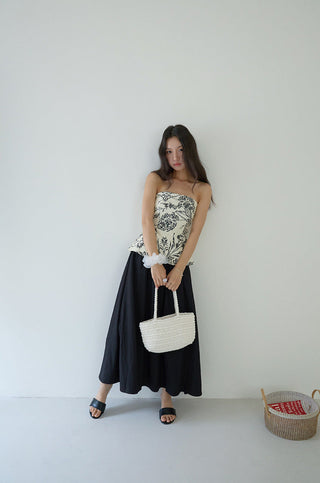 pattern chest Top