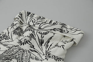 pattern chest Top