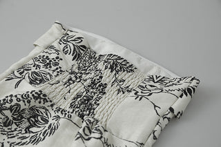 pattern chest Top