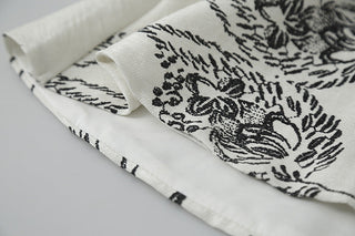 pattern chest Top