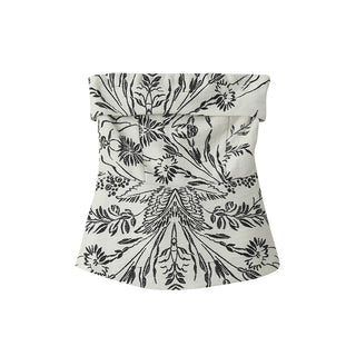 pattern chest Top