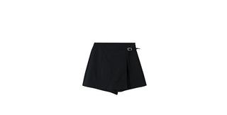 slit A-line skort