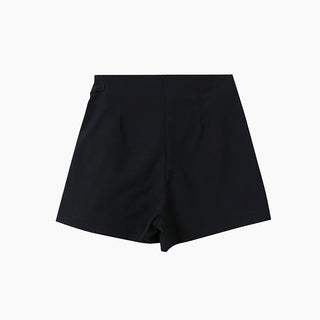 slit A-line skort