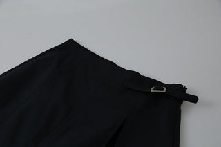 slit A-line skort