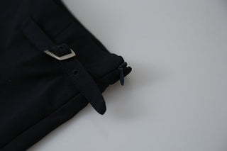 slit A-line skort