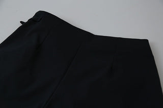 slit A-line skort