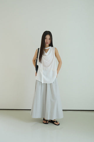 linen purple pants