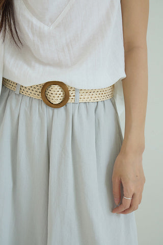 linen purple pants