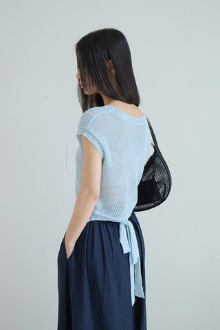linen purple pants