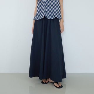 linen purple pants