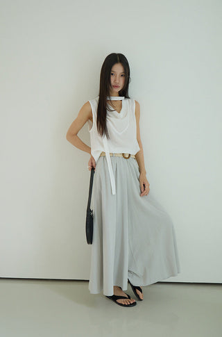 linen purple pants