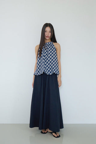 linen purple pants