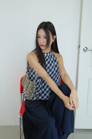 linen purple pants