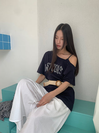 linen purple pants