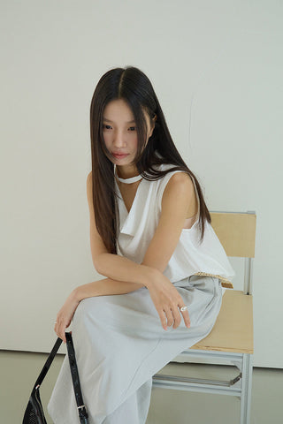 linen purple pants