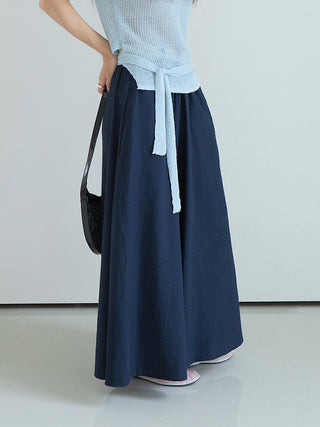 linen purple pants
