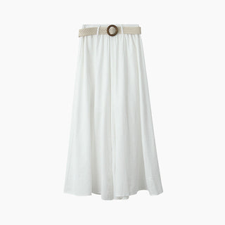linen purple pants