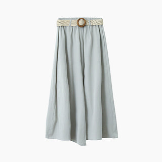 linen purple pants